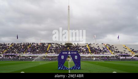 Firenze, Italia. 11th Feb, 2024. Foto Marco Bucco/LaPresse 11 Febbraio 2024 - Firenze, Italia Sport, Calcio Fiorentina vs Frosinone - Campionato italiano di calcio Serie A TIM 2023/2024 - Stadio Artemio Franchi. Nella foto: arco allineamento Photo Marco Bucco/LaPresse February 11, 2024 - Firenze, Italy Sport, Soccer Fiorentina vs Frosinone - Italian Serie A Football Championship 2023/2024 - Artemio Franchi Stadium. In the photo: arc alignment Credit: LaPresse/Alamy Live News Stock Photo