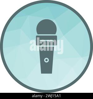 News Mic icon vector image. Stock Vector