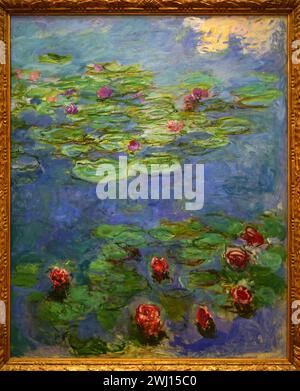 Water Lilies.(c.1914-1917) by Claude Monet (1840-1926). Stock Photo