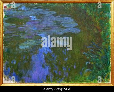 Water Lilies (1914/1917)  by Claude Monet (1840-1926). Stock Photo