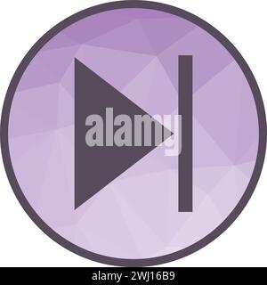 Next Track icon vector image. Stock Vector