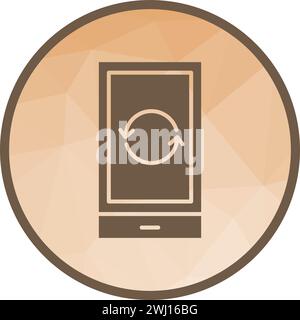 Restart Phone icon vector image. Stock Vector