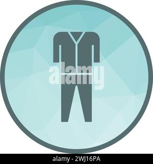 Pyjamas Suit icon vector image. Stock Vector