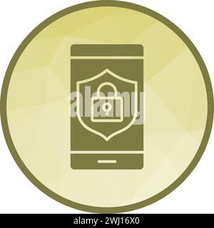 Secure Device icon vector image. Stock Vector