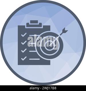 Set Goals icon vector image. Stock Vector