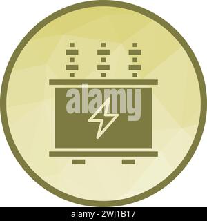 Transformer icon vector image. Stock Vector