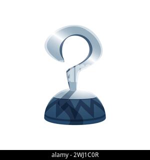 Pirate hook, cartoon captain or corsair sailor hand prosthesis, crafted from shiny metal. Isolated vector menacing iconic accessory symbolizes adventure, danger, and the daring spirit of the high seas Stock Vector