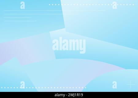 Abstract blue business background. Modern style template with gradient shapes. Stock Vector