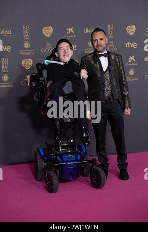 Madrid, Spain. 10th Feb, 2024. Brianeitor attends 'the red carpet at the Goya Awards 2024' Photocall at Feria de Valladolid. (Photo by Nacho Lopez/SOPA Images/Sipa USA) Credit: Sipa USA/Alamy Live News Stock Photo