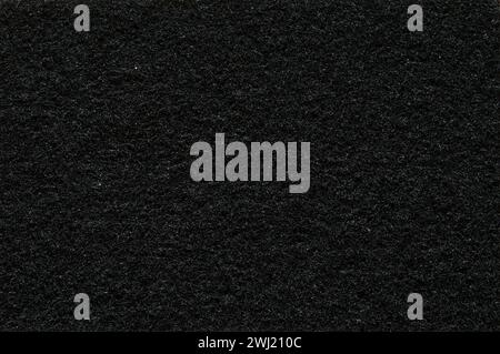 Close-up of the black color of the sponge texture Stock Photo