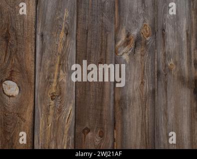 Brown wood texture. Background old panels Stock Photo
