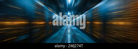 Powering the Digital Age: AI Technology and Server Infrastructure in Data Centers, Innovating with AI: Data Center Technology, Cloud Computing, and Se Stock Photo