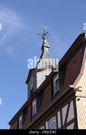 Old town hall in Nieder-Klingen Stock Photo
