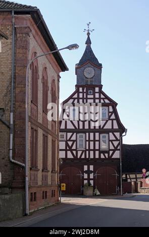 Old town hall in Nieder-Klingen Stock Photo