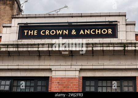 The Crown & Anchor. Cateaton Street, Manchester. Stock Photo