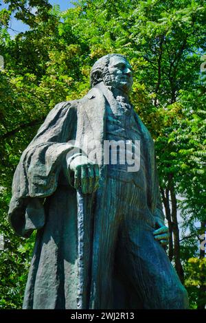 Johann Peter Hebel monument in LÃ¶rrach Stock Photo