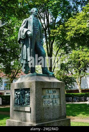 Johann Peter Hebel monument in LÃ¶rrach Stock Photo