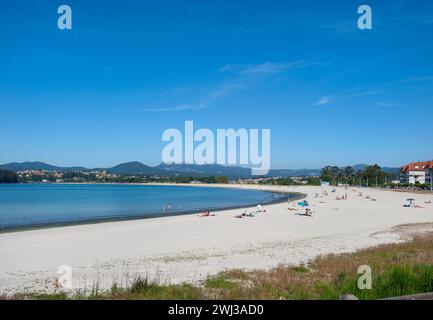 Praia Ladeira, Baiona, Galicia, Spain Stock Photo