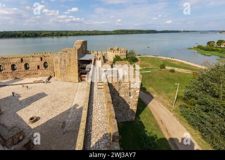 Smederevo, Serbia fortress is a medieval fortified city Stock Photo