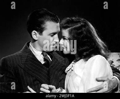 James Stewart and Katharine Hepburn - The Philadelphia Story, 1940 Stock Photo