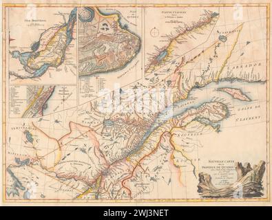 Map - A New Map of the Province of Quebec, according to the Royal ...