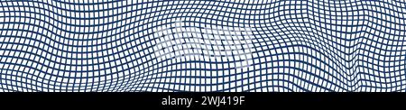 Seamless checker pattern with black and white squares, creating chess board texture. Abstract geometric background, . Flat vector illustration Stock Vector