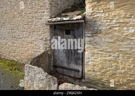 Village lock-ups.  Filkins, Oxfordshire. Stock Photo