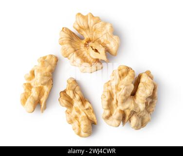 Walnut on white background Stock Photo