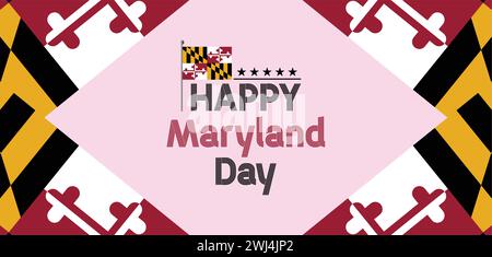 Happy Maryland Day wallpapers and backgrounds you can download and use on your smartphone, tablet, or computer. Stock Vector