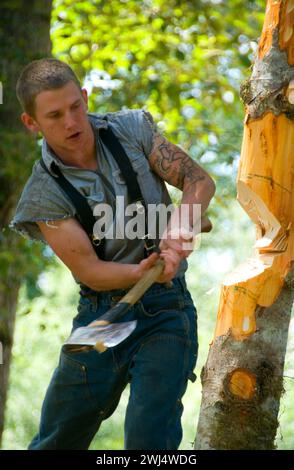 Loggers Springboard Springboard chop, Linn County Loggers' Jamboree, Linn County Pioneer ...