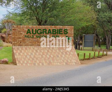 Augrabies Falls Entrance to the National Park nature reserve in South Africa Stock Photo