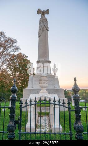 Andrew Johnson National Cemetery, Military cemetery in Greeneville, Tennessee, USA Stock Photo