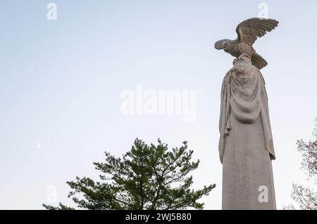 Andrew Johnson National Cemetery, Military cemetery in Greeneville, Tennessee, USA Stock Photo