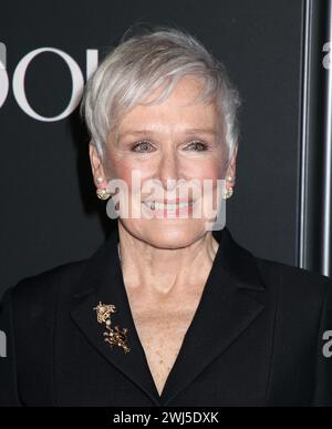 New York City, USA. 12th Feb, 2024. Glenn Close attending 'The New Look' Global Premiere held at Florence Gould Hall on February 12, 2024 in New York City, NY © Steven Bergman/AFF-USA.COM Credit: AFF/Alamy Live News Stock Photo