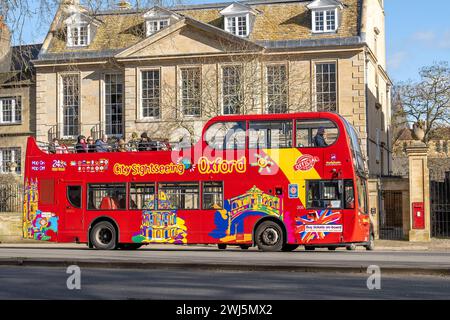 City sightseeing bus Stock Photo