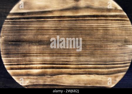 Pine board with a well-defined structure and texture of wood. Stock Photo