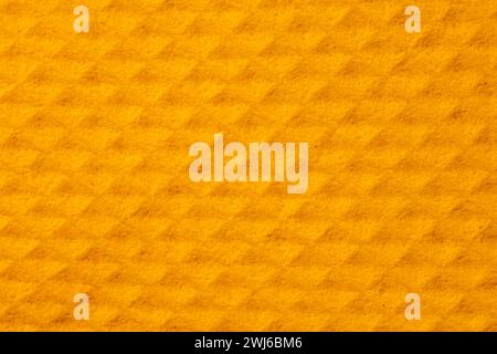 Texture of yellow sponge cloth surface as a background. Stock Photo