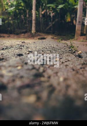 Photo from below, where an aqueduct flows underground with a blur effect around it Stock Photo