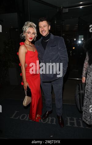 Cait Fitton attends TV Choice Awards at London Hilton Hotel. NO TV ...