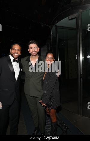 Iwan Carrington, Dilly Carter, Robert Bent  attend TV Choice Awards at London Hilton Hotel.  NO TV CHOICE MAGAZINE PERMISSION. All other titles fine t Stock Photo