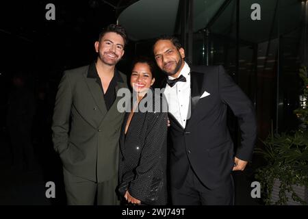 Iwan Carrington, Dilly Carter, Robert Bent  attend TV Choice Awards at London Hilton Hotel.  NO TV CHOICE MAGAZINE PERMISSION. All other titles fine t Stock Photo