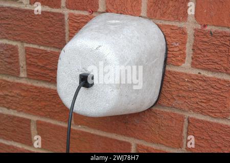 Outside Tap or Faucet Frost Proof Insulation Cover Stock Photo