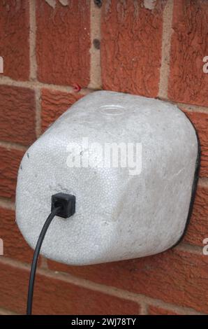 Outside Tap or Faucet Frost Proof Insulation Cover Stock Photo