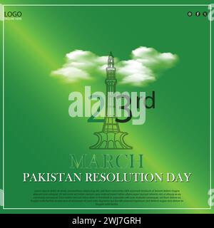 Pakistan day Stock Vector