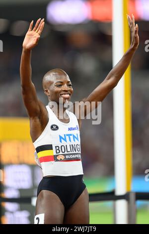 Cynthia BOLINGO participating in the 400 meters at the World Athletics Championships in Budapest 2023. Stock Photo