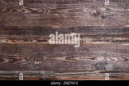 Brown wooden planks. Wood texture. Stock Photo