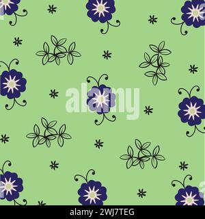 Seamless geometric pattern design. Abstract background texture. Vector art. Stock Vector