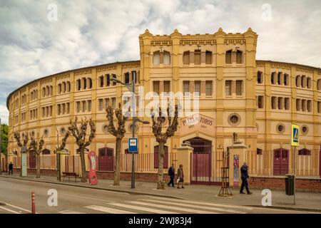 La Condomina bullring, eclectic style bullring from the 19th century by architect Justo Millán Espinosa, city in the region of Murcia, Spain, Europe Stock Photo