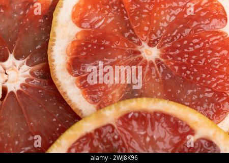 Vibrant Red Grapefruit Stock Photo