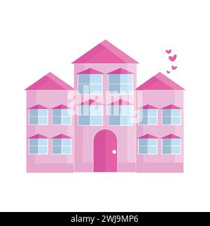 Barbie House Vector Illustration Stock Vector
